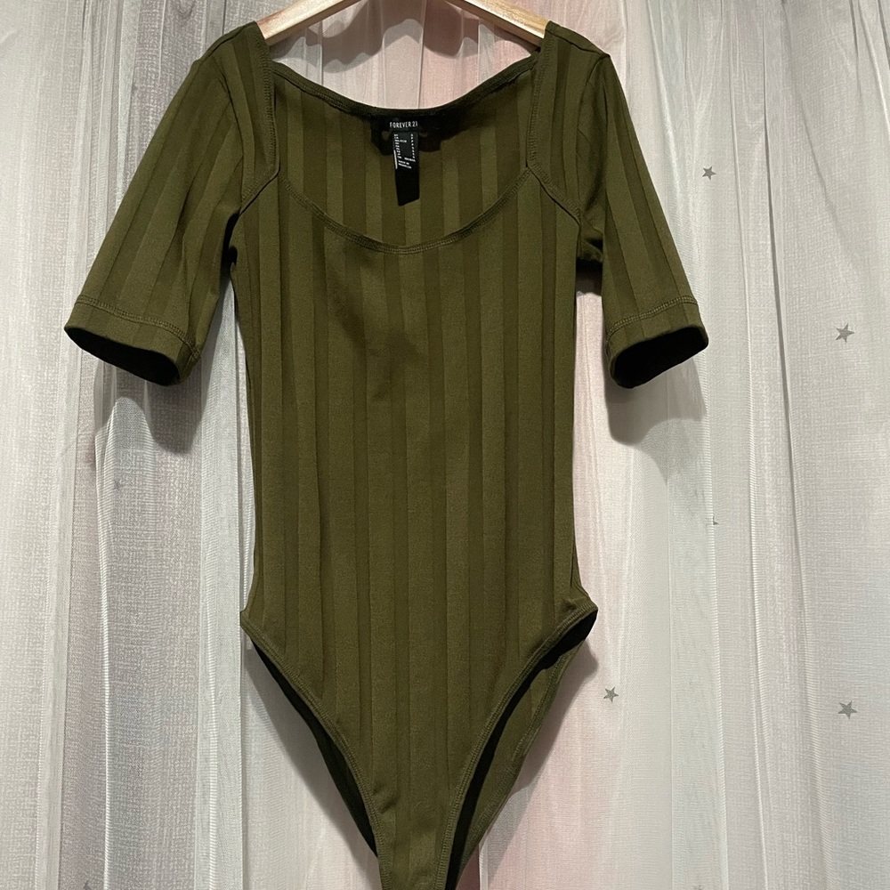 Dark green bodysuit